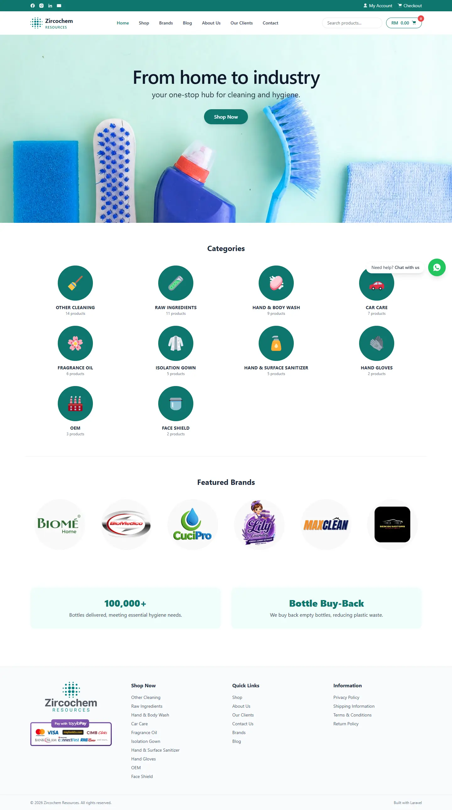 Zircochem Resources homepage